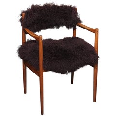 Cassina Side Chair in Curly Lamb 12