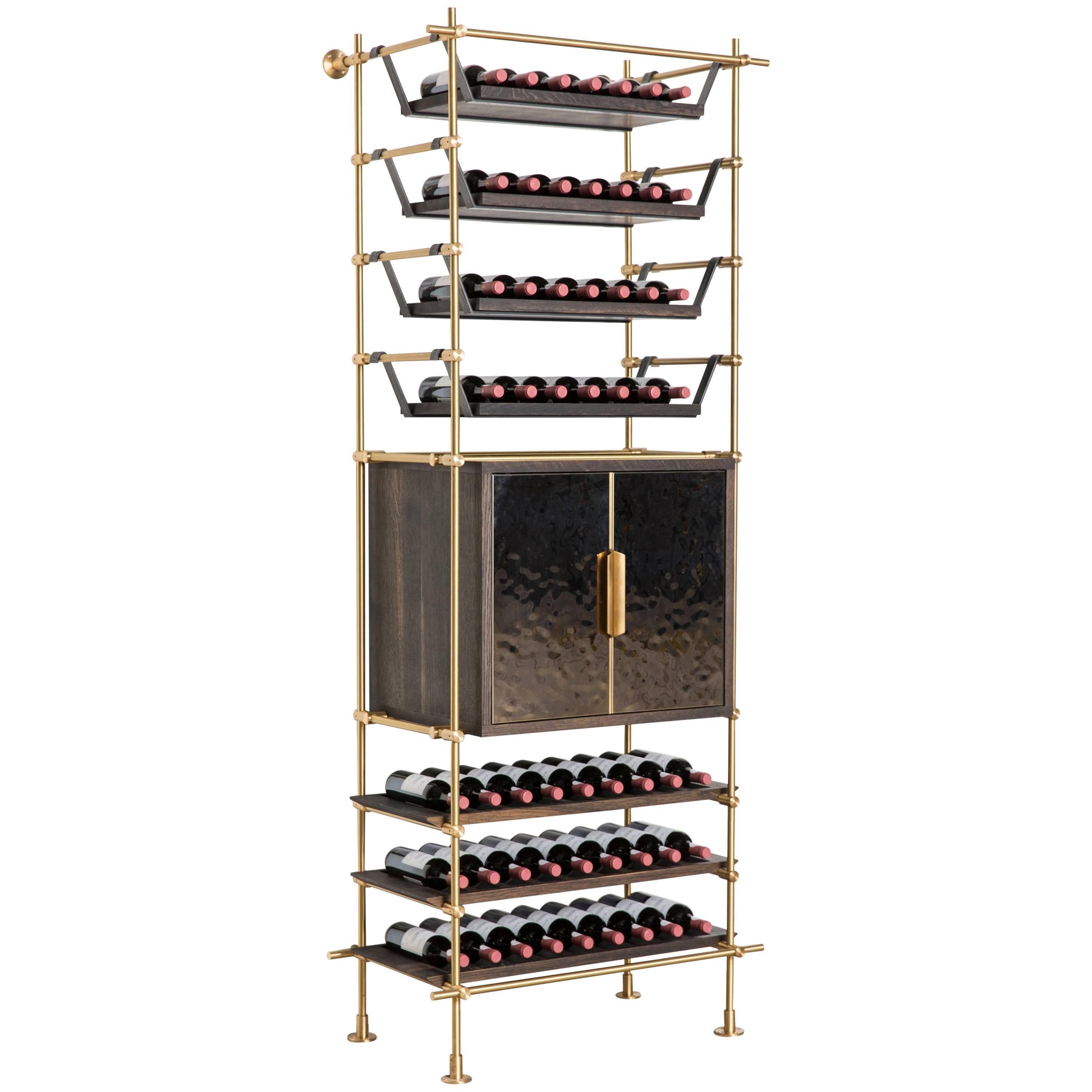 Amuneal’s Collector’s Wine Unit with Bar Cabinet