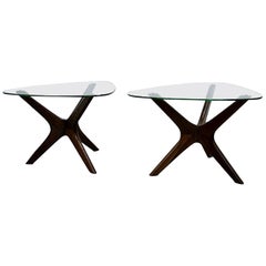 Adrian Pearsall "Jack" Side Tables for Craft Associates, Pair, circa 1960 4