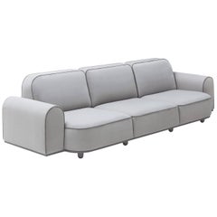In Stock, Arcolor Sofa by Jamine Hayon for Arflex, Contemporary Three-Seat Sofa 2
