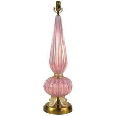 Pink Murano Lamp