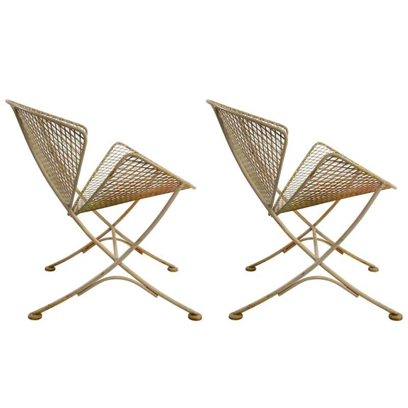 Pair of Tempestini for Salterini Patio Garden Lounge Chairs