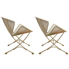 Pair of Tempestini for Salterini Patio Garden Lounge Chairs Pair of Tempestini for Salterini Patio Garden Lounge Chairs