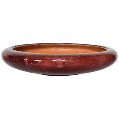 Aldo Tura Goatskin Decorative Bowl 7