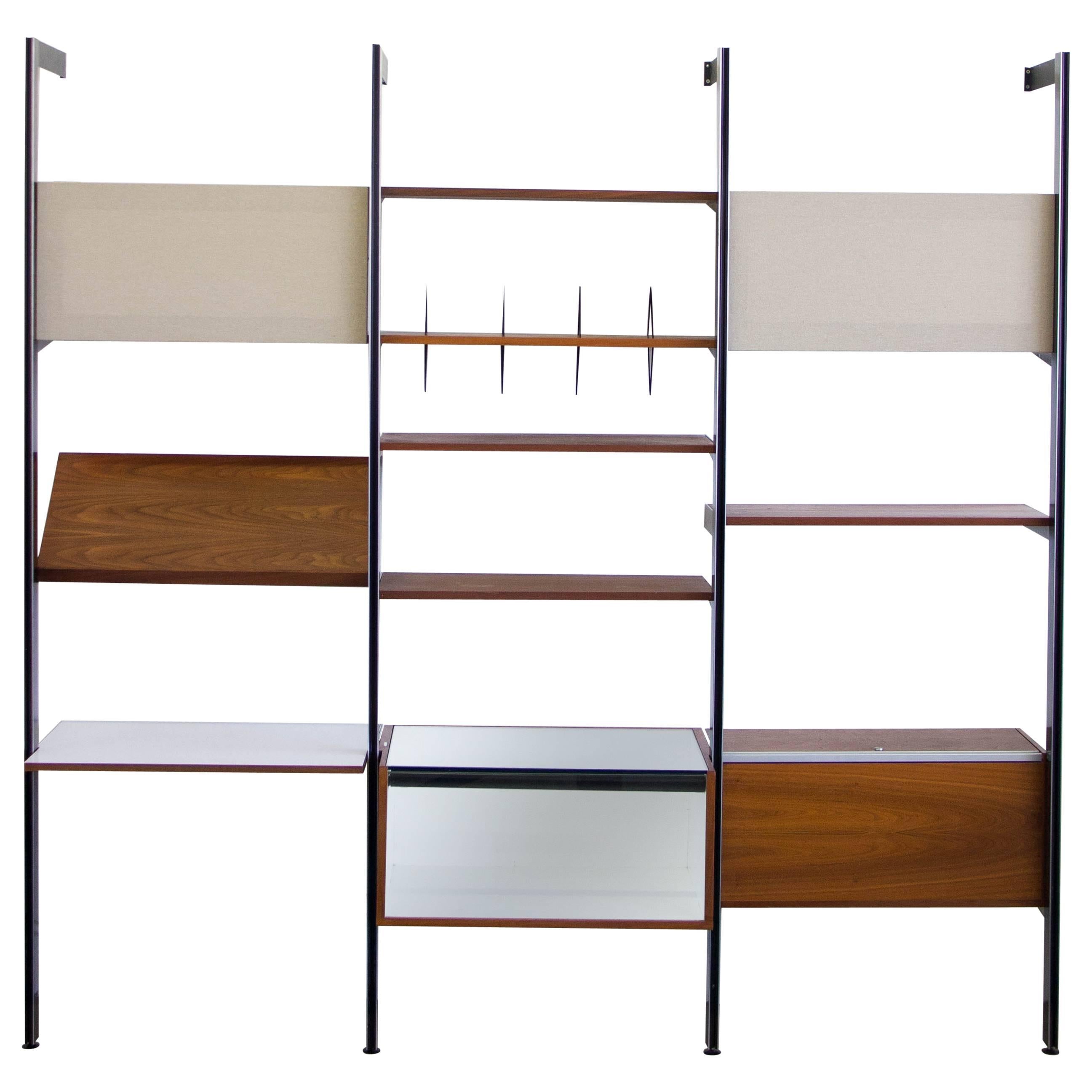 Three-Bay CSS Wall Unit by George Nelson for Herman Miller