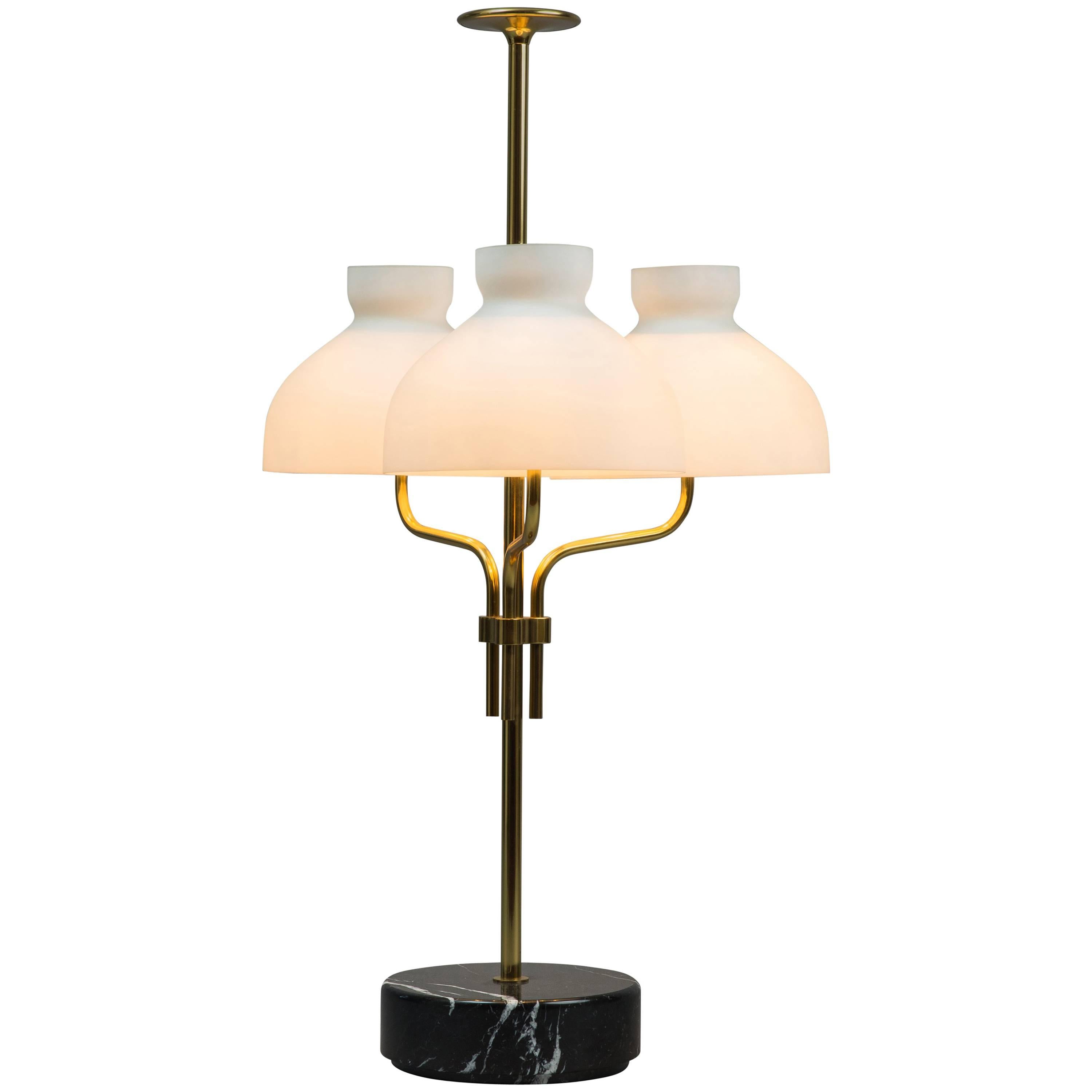 Ignazio Gardella "Arenzano Tre Fiamme" Large Table Lamp For Sale