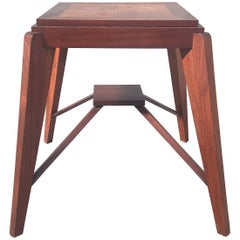 Gorgeous Squared Table in Pierre Jeanneret Style