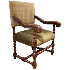 17th Century French Luis XIII Armchair