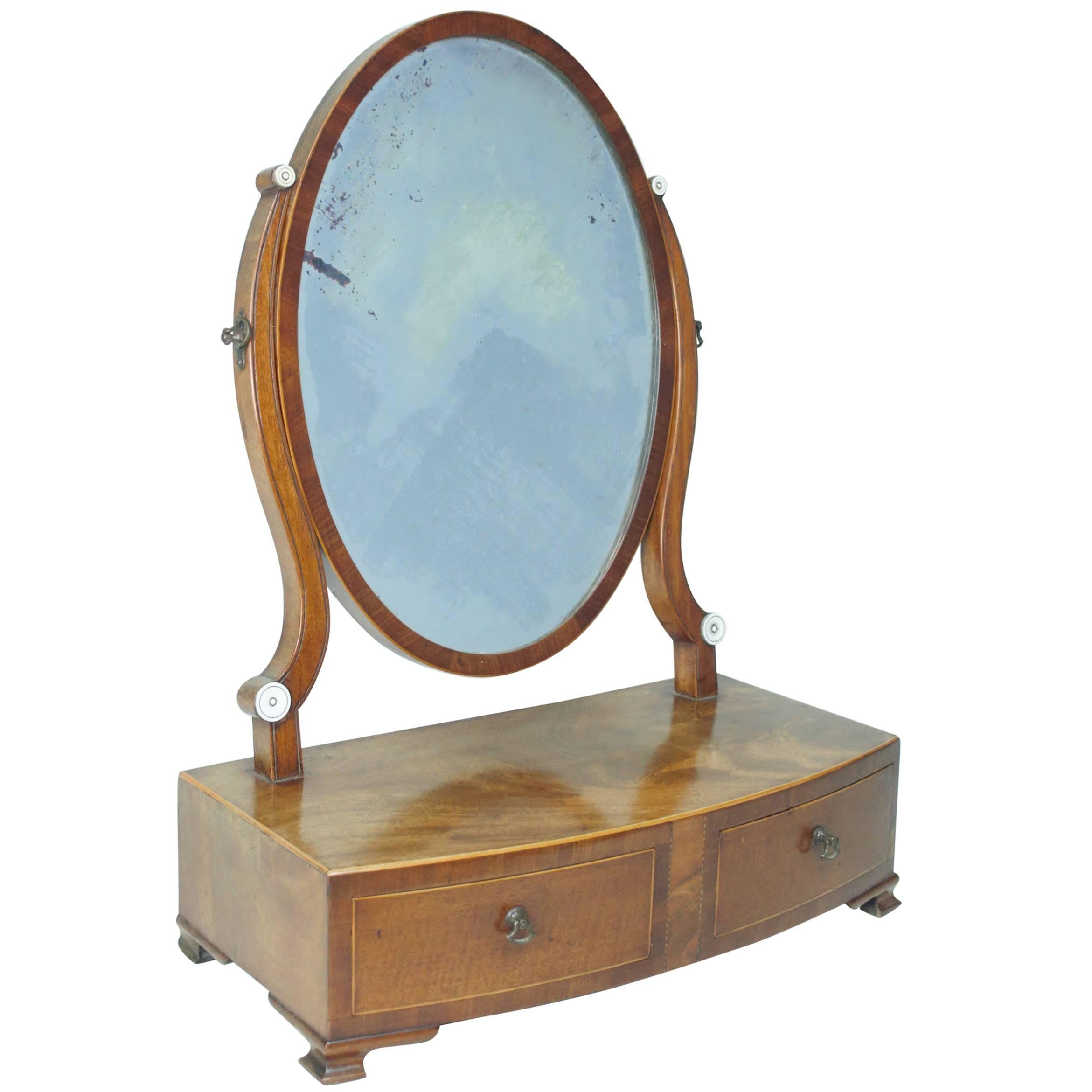 Mahogany Dressing Table/Toilet Mirror For Sale