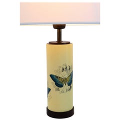 Piero Fornasetti Table Lamp with Butterflies, Early Edition, 1950s 10