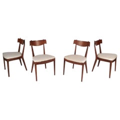 Set of Mid-Century Modern Drexel Declaration Dining Chairs by Kipp Stewart.