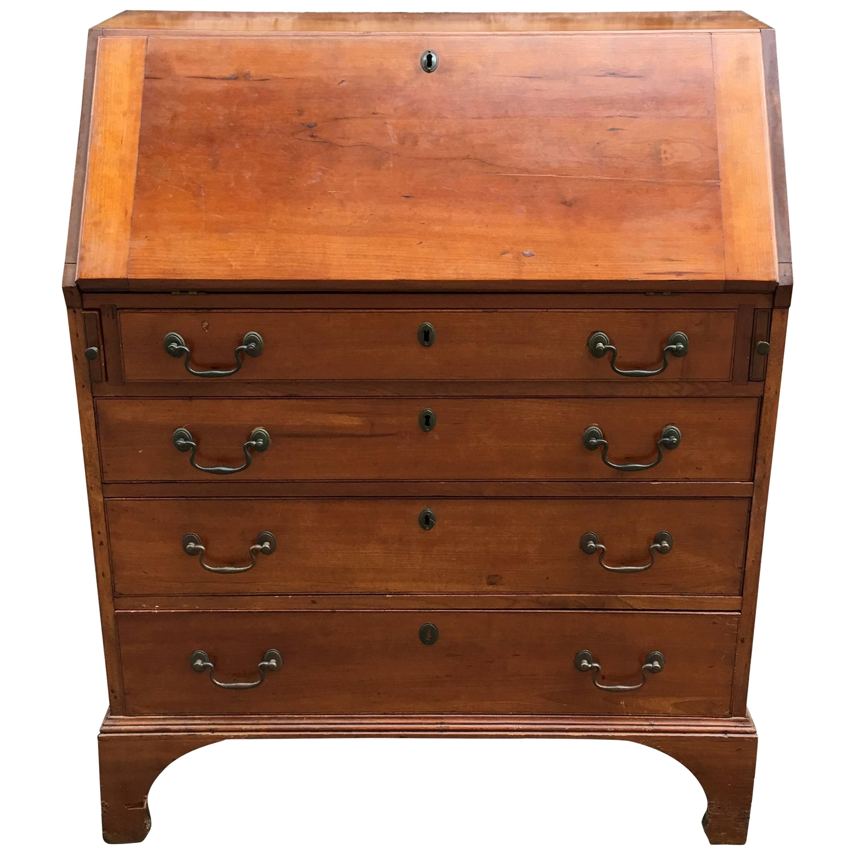American Connecticut Diminutive Cherry Slant Front Desk