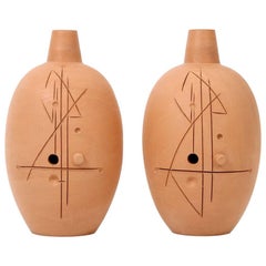 Pair of Italian Raymor Pottery Vases