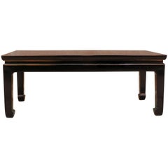 Fine Black Lacquer Low Table 5