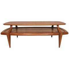 Vintage Modern Floating Top Table
