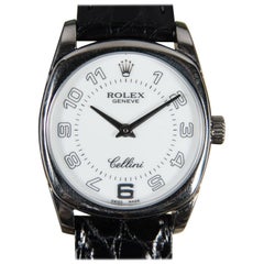 Rolex Cellini Danaos Womens 18-Karat White Gold Luxury Watch 5