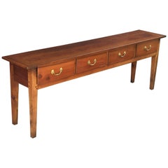 French Console Server or Sideboard of Cherry