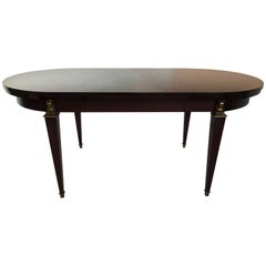 French Modern Empire Style Rosewood Dining Table