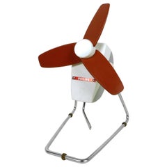Vintage Automatic 2 Speed Table Fan from Philips, Germany, 1960s