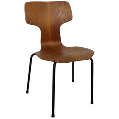 Hammer Teak Children's Chair by Arne Jacobsen for Fritz Hansen, Denmark, 1968