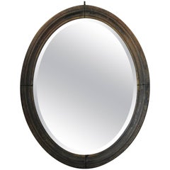 Large Oak Mirror, France, 19th Century