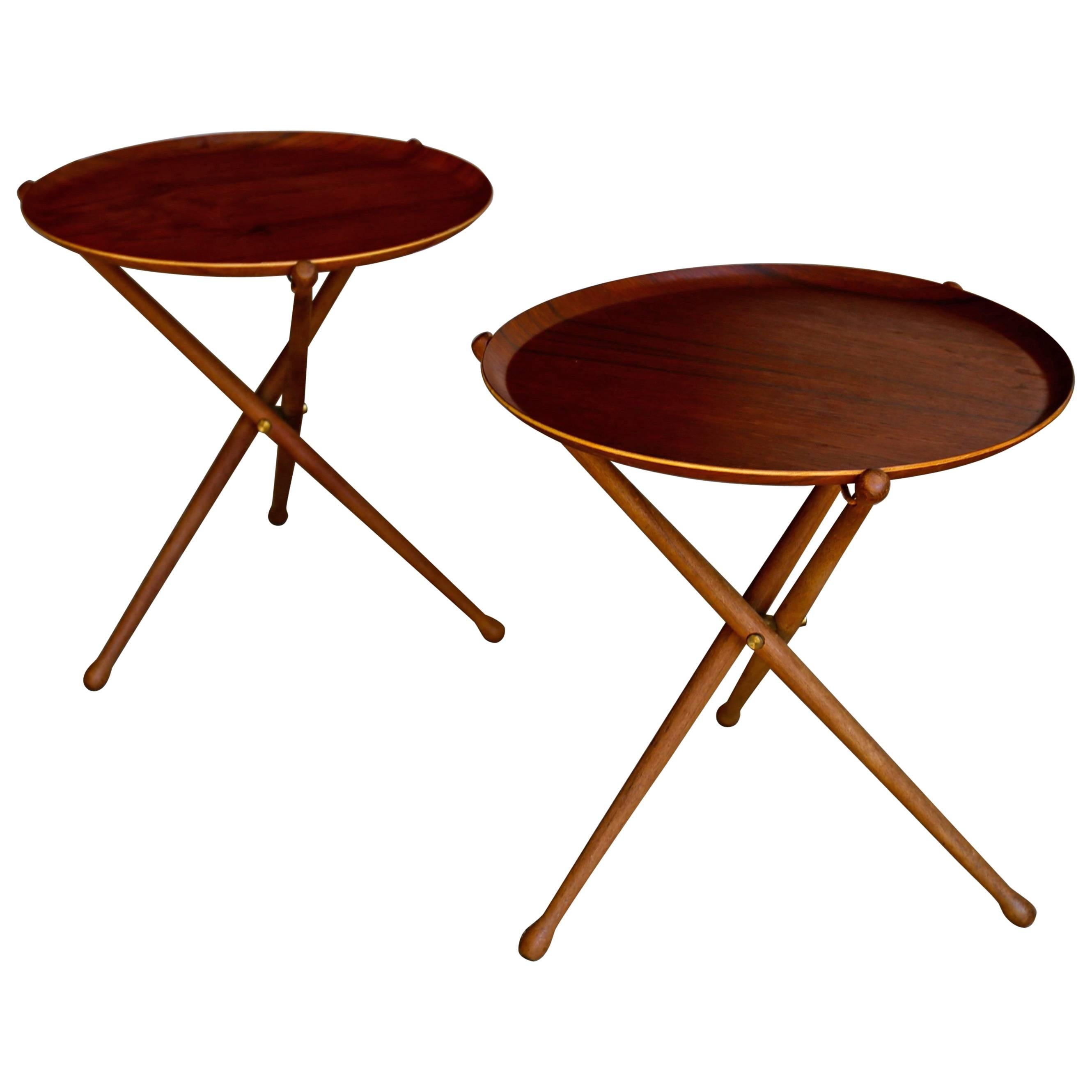 Pair of Tray Tables by Nils Trautner for Ary Nybro