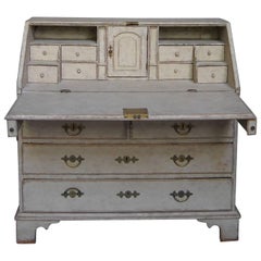 Swedish 18th Century Writing Desk with Original Hardware