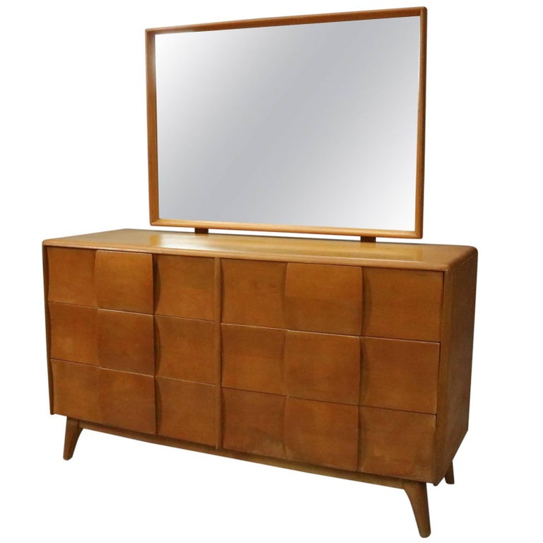 Vintage Heywood-Wakefield Kohinoor Yellow Birch Six-Drawer ...
