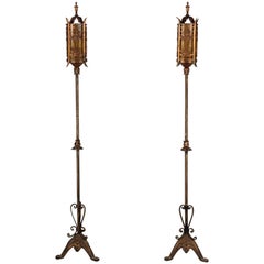 Pair of 1920s Spanish Revival Torchieres