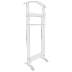 Modern 1970s Acrylic Lucite Valet Stand