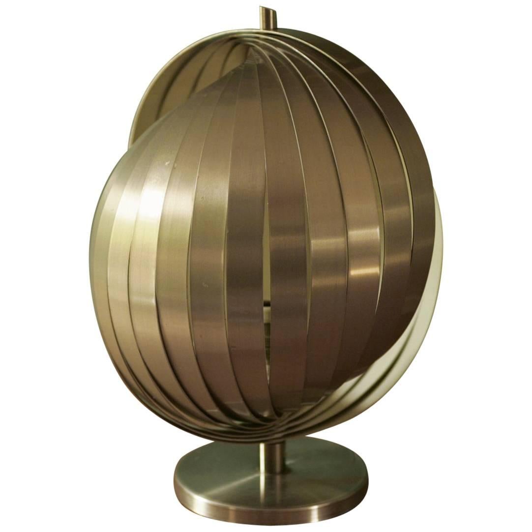 Mathieu 1970 Nickelor Aluminium Helical Lamp