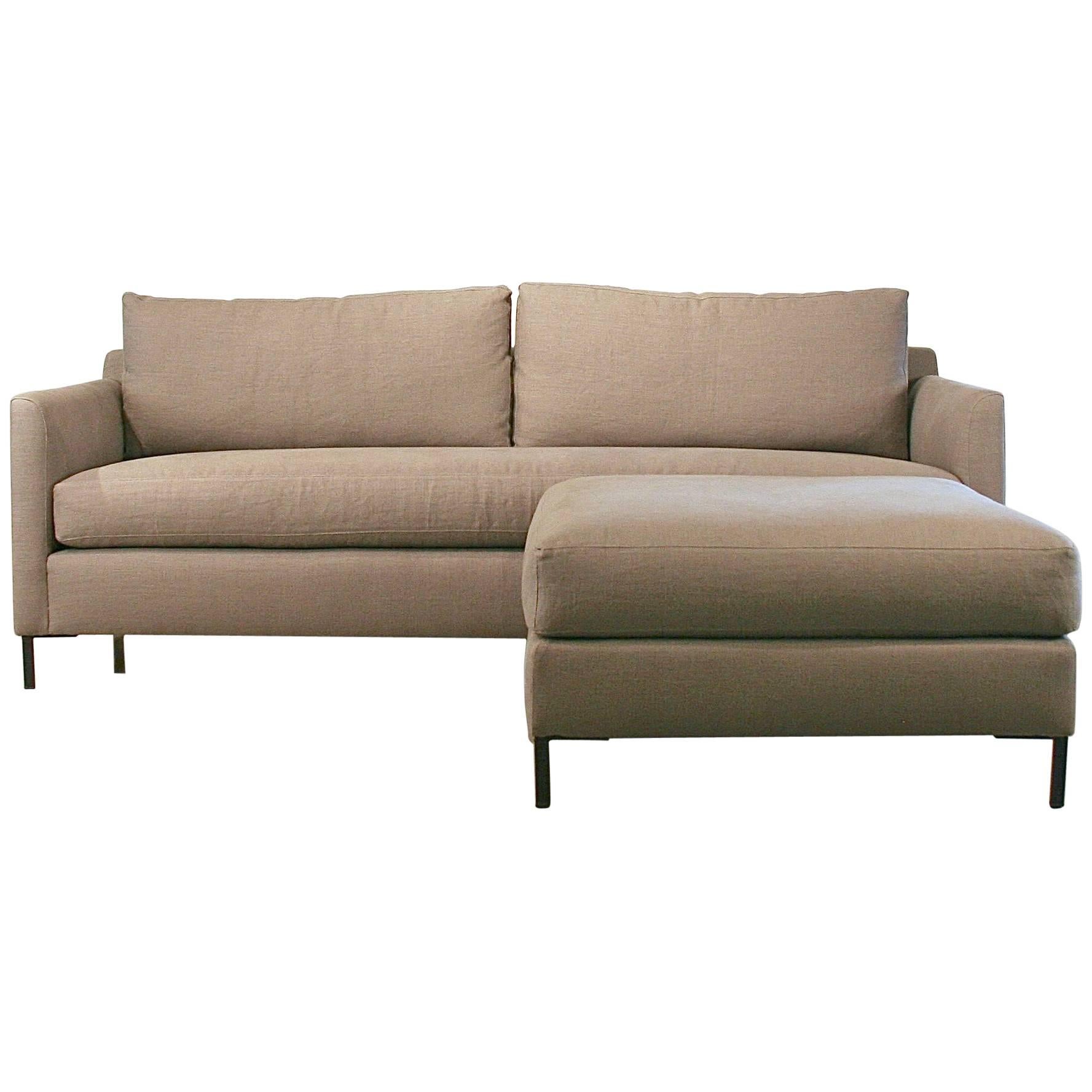 Radley Sofa and Ottoman from Cisco Brothers LA For Sale