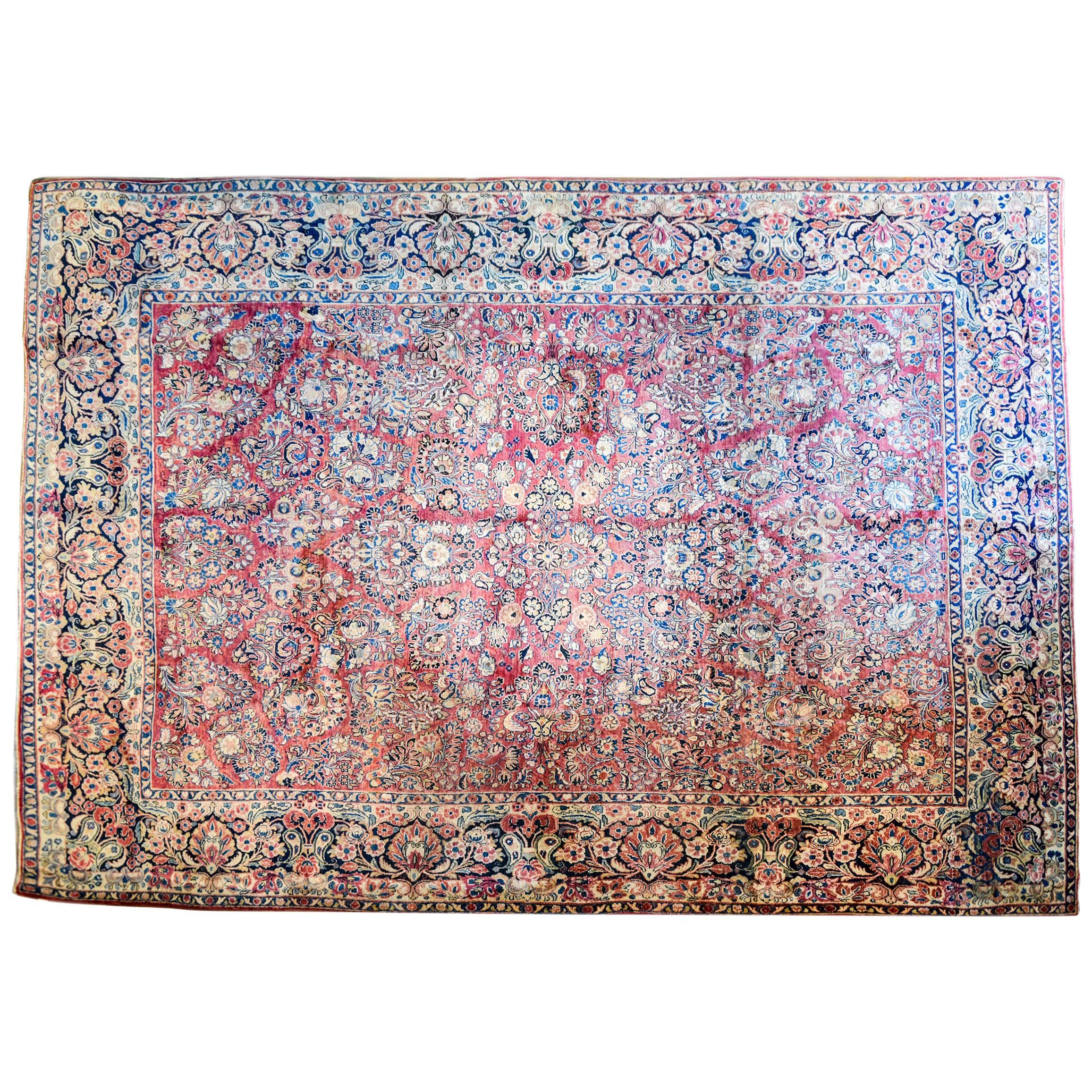 Exceptional Early 20th Century Sarouk Rug