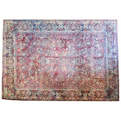 Vintage Exceptional Early 20th Century Sarouk Rug