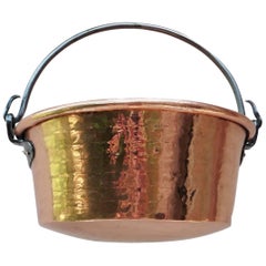Early 19th Century French Copper Cauldron