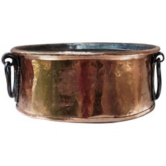 Early 19th Century French Copper Cauldron