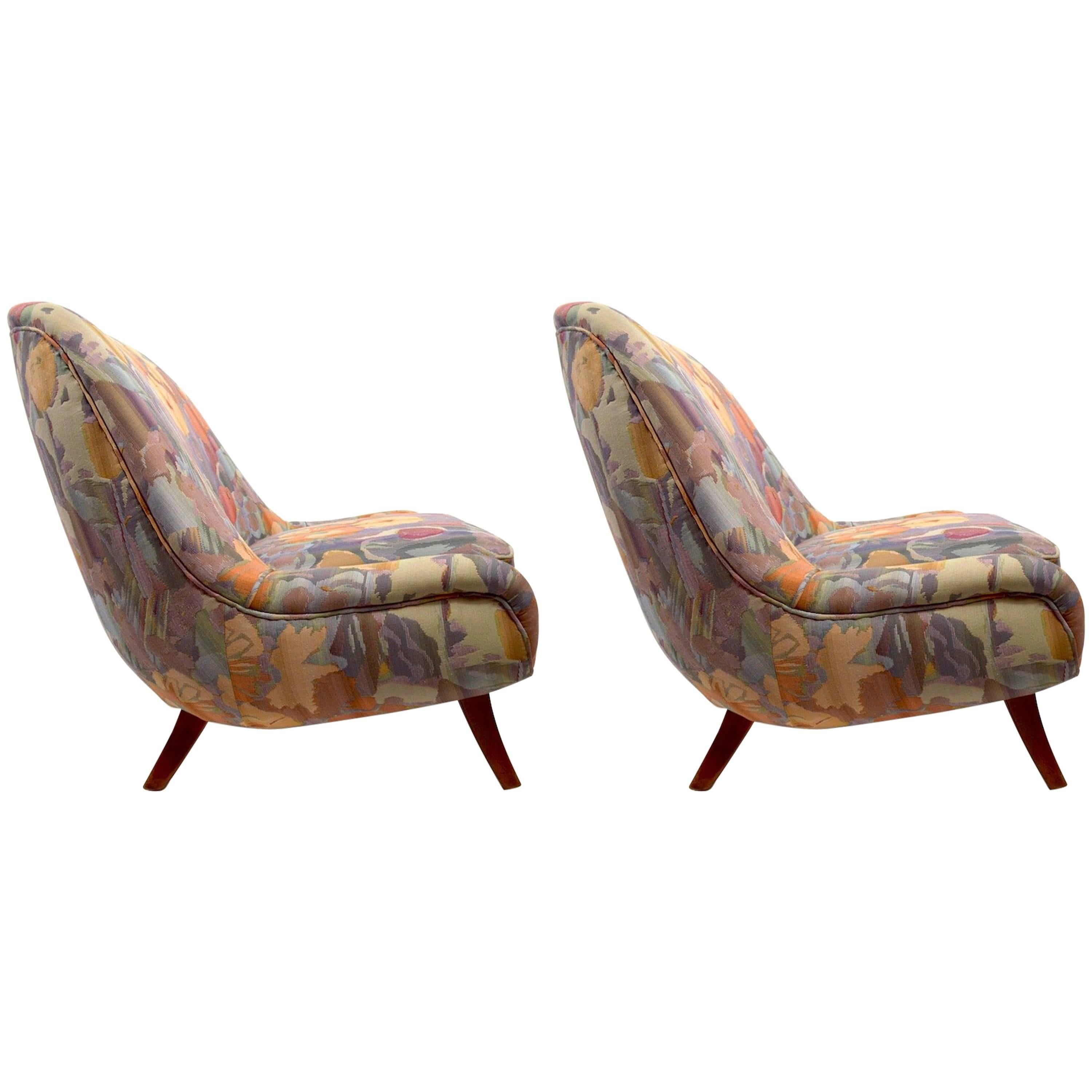 Pair Ernst Schwadron Club Chairs For Sale