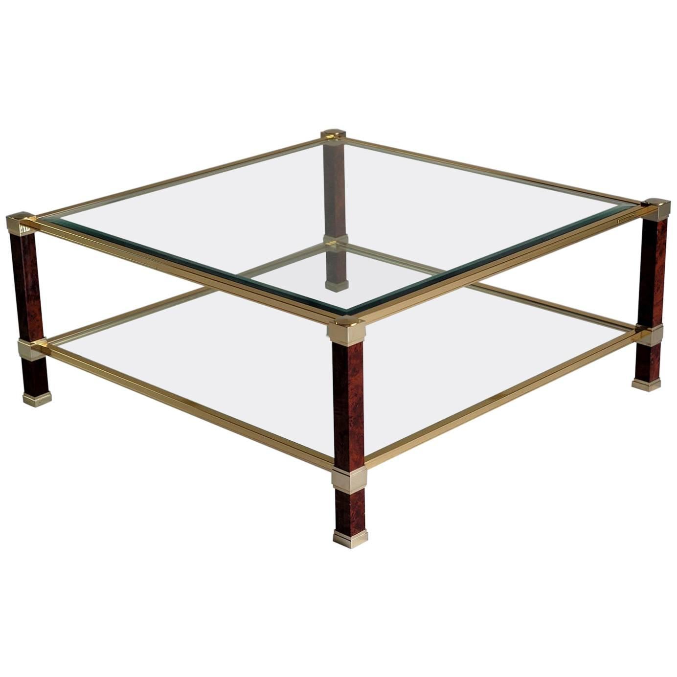 Table with Double Tray by Pierre Vandel, Paris, 1980
