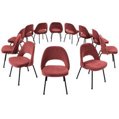 12 Reupholstered Chairs by Eero Saarinen for Knoll International