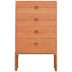 Beautiful Chest of Drawers Commode by Aksel Kjersgaard for Odder Oak