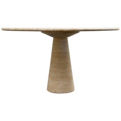 Round Table in Travertine