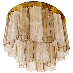 Mid-Century Venini Murano Glass Chandelier by J.T. Kalmar, Austria, 1960s