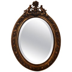 Antique French Gold Leaf Mirror 7