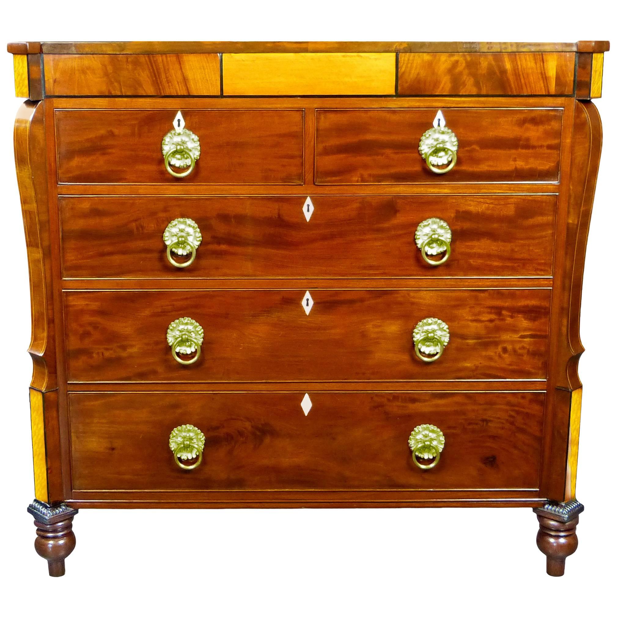 Mid 19th Century Fine Chest of Drawers Commode