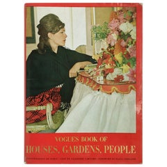 Vintage Vogue's Book of Houses, Gardens, People - Horst, Vreeland, Lawford - 1st, 1968