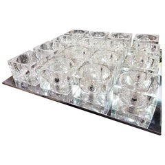 Gaetano Sciolari "Ice Cube" Lighting Fixture