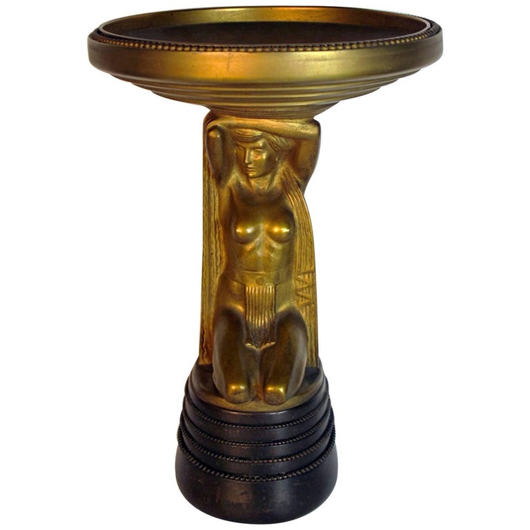Art Nouveau Nude Bronze by Gustav Gurschner For Sale at 1stDibs