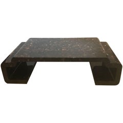 Horn "Waterfall" Cocktail Table, Attributed to Karl Springer 5