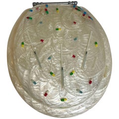 Mid-Century Modern Mixed-Media Art Work of a Lucite Toilet Seat 8