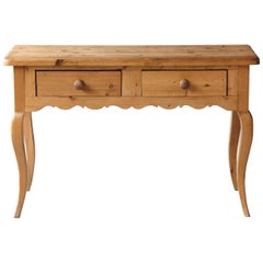 English Country Style Pine Console 1